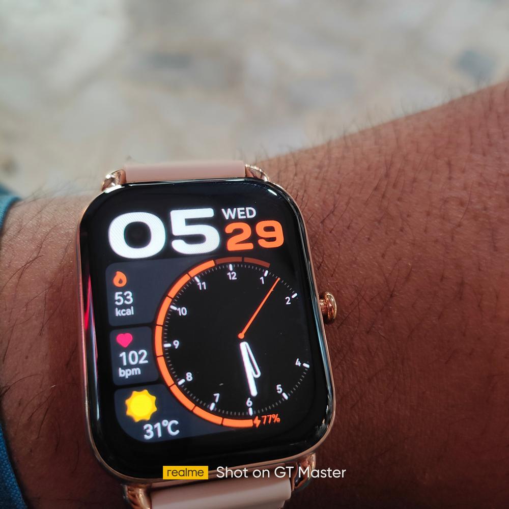 Haylou RS4 Plus Smartwatch 1.78” AMOLED Display Global – Gold - Customer Photo From Syed Jasam Waqar