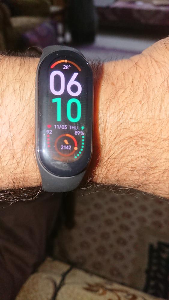 Xiaomi Mi Smart Band 7 Global - Black - Customer Photo From Khuram Shahzad