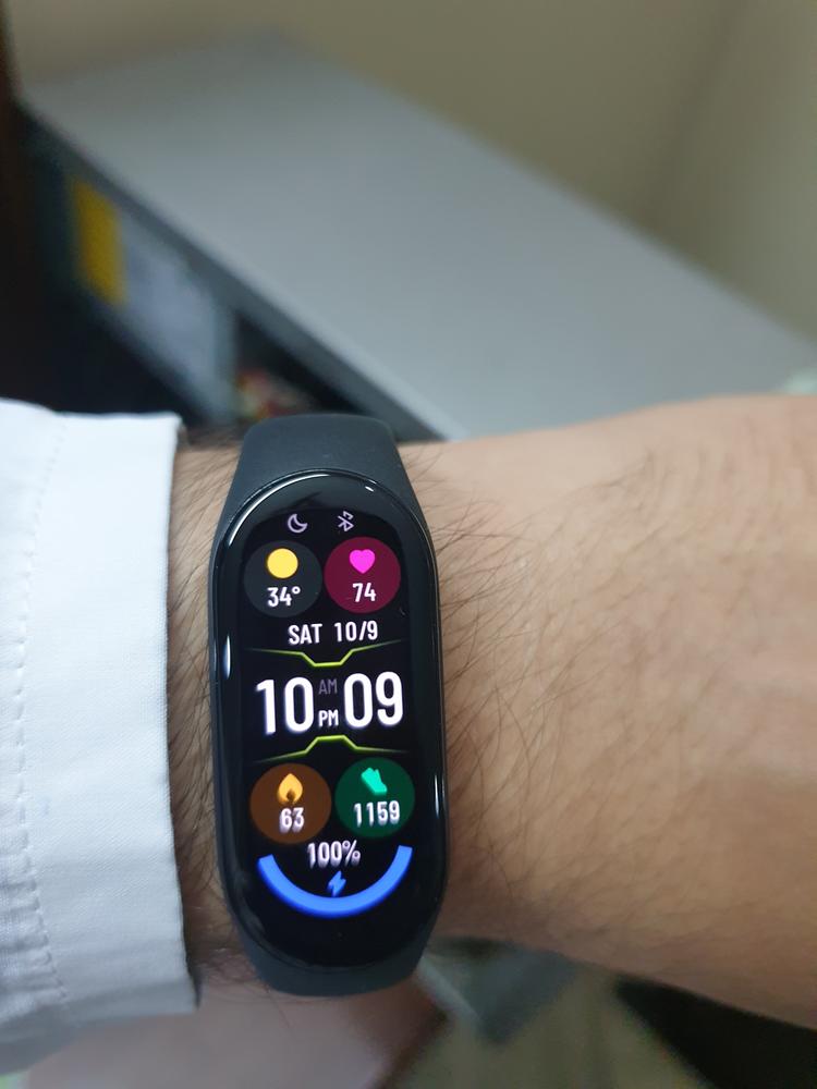 Xiaomi Mi Smart Band 7 Global - Black - Customer Photo From Waqas Ahmad