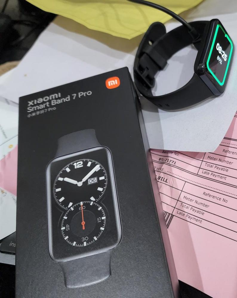 Xiaomi Mi Band 7 Pro - Black - Customer Photo From Irfan Ali Awan