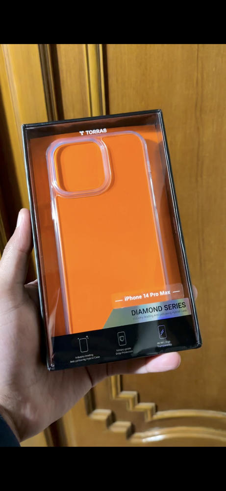 Torras Diamond Series Phone Case for iPhone 14 Pro Max 6.7 Inch - Clear - X003AVM5RD - Customer Photo From Ashar Mushtaq