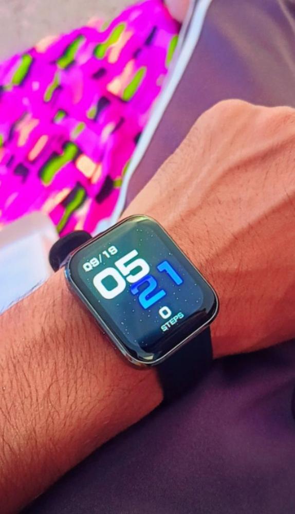 DIZO by realme Techlife Watch D Talk Smart Calling Watch with Big 1.8 Inch Screen - Customer Photo From Hasan Ali