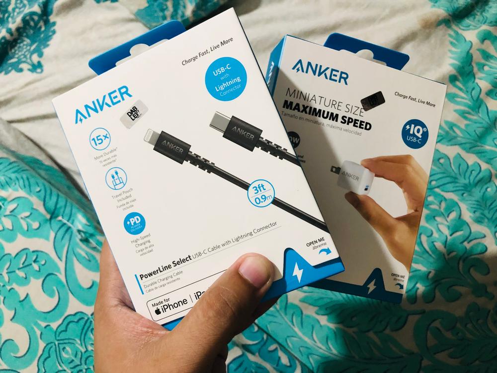 Anker PowerLine Select USB-C to Lightning Cable 3ft - Black - A8612H11 - Customer Photo From Shoaib Tarar