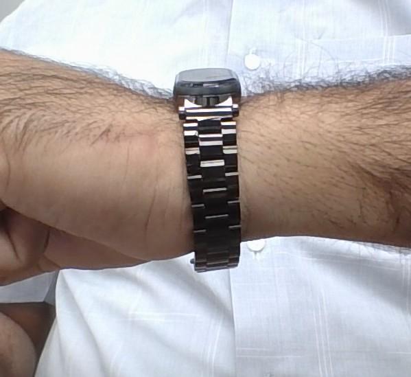 Metal Replacement Band for Xiaomi Mi Band 8/9 - Black - Customer Photo From Muhammad Nadeem Jamil