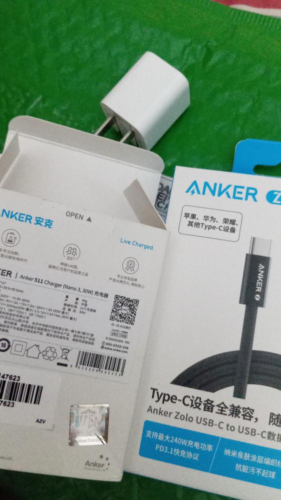 Anker 511 Charger (Nano 3 30W) – White - Customer Photo From Ahmed Shamim