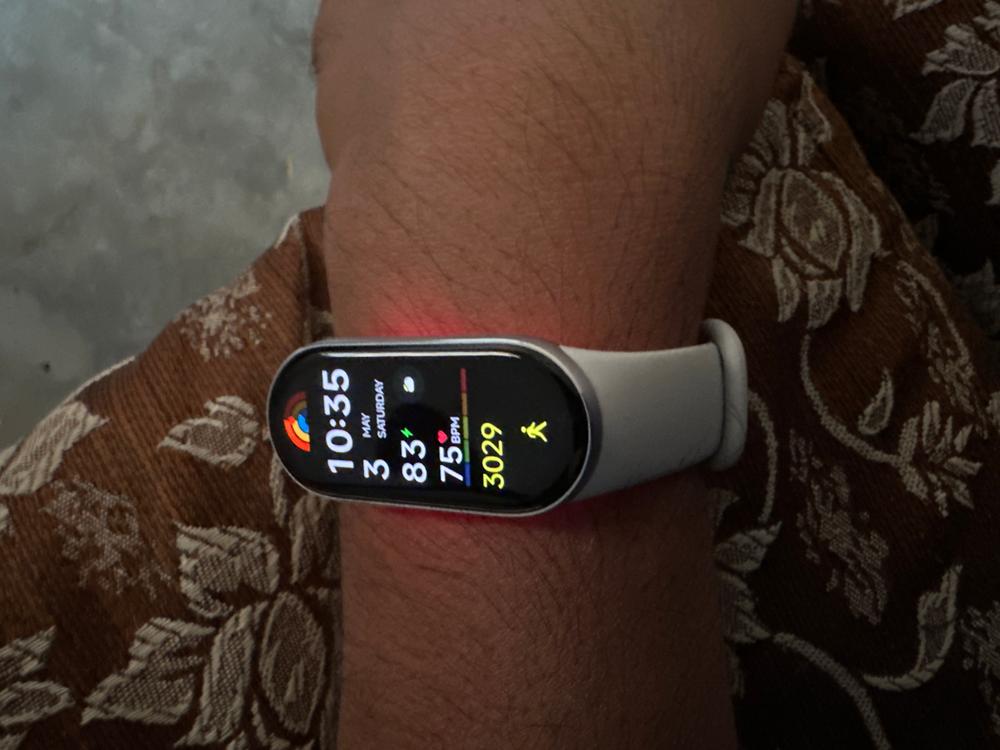 Xiaomi Mi Smart Band 9 Global Edition - Silver - Customer Photo From Hassan Akram