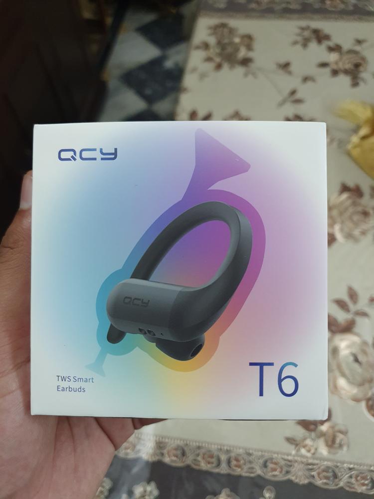 QCY T6 Wireless Sport Bluetooth 5.0 Earphones Smart touch and APP Customization IPX5 Waterproof - Customer Photo From Ashar Mushtaq