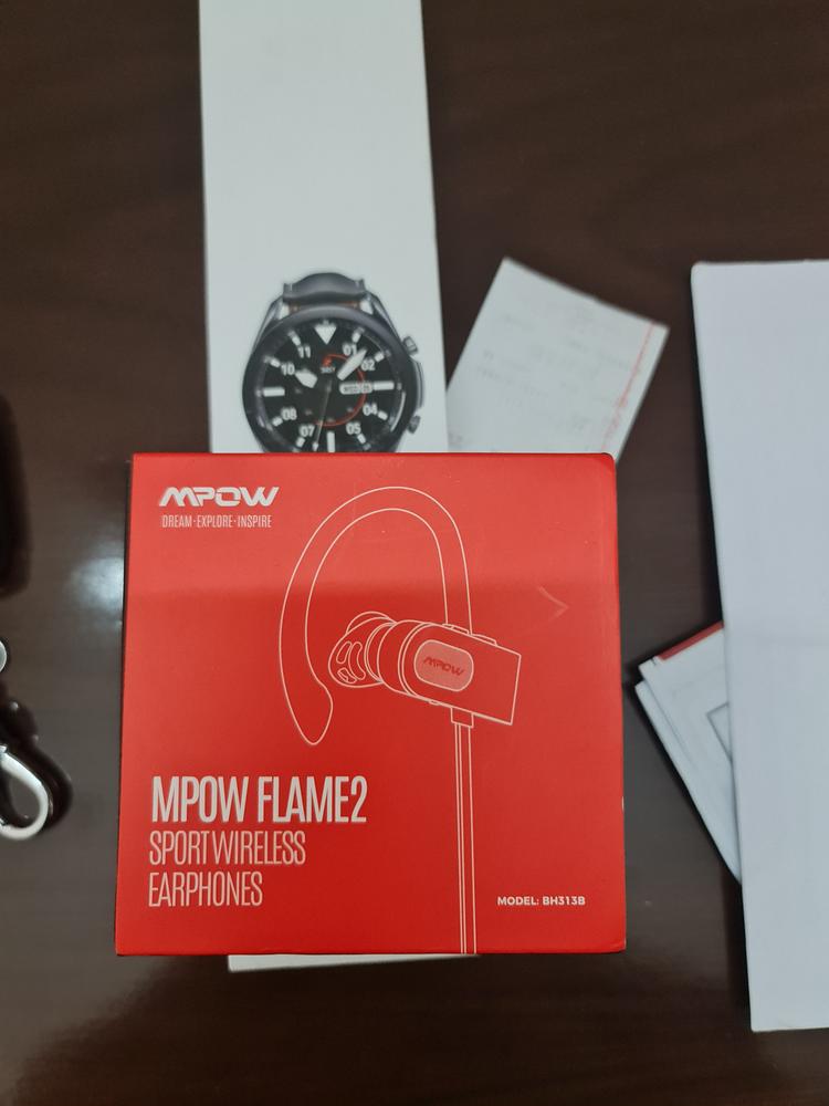 Flame 2 Bluetooth Earphones Sports Water Resistant by MPOW Black - Customer Photo From Usman Akhtar