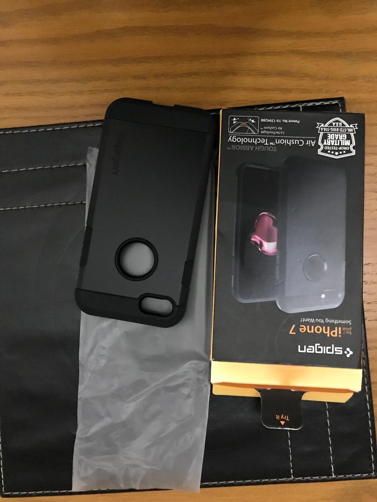 Spigen iPhone 7/8 Case Tough Armor Black 042CS20491 - Customer Photo From Hamzah Tariq