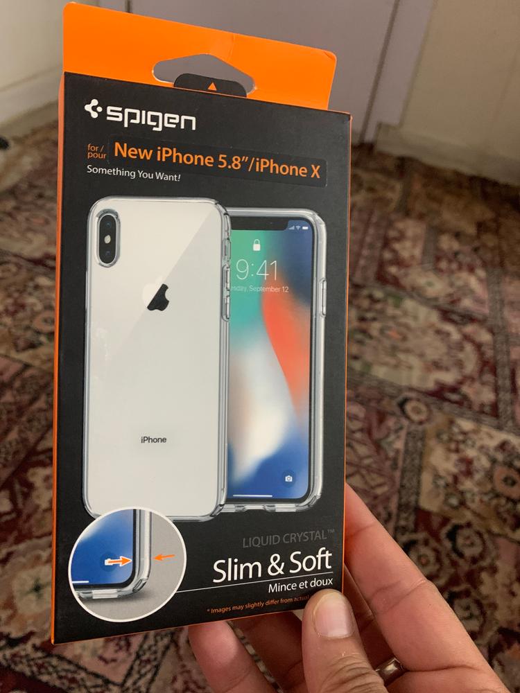 Spigen iPhone X/XS 2017 Case Liquid Crystal Clear 057CS22118 - Customer Photo From Rafi Khattak