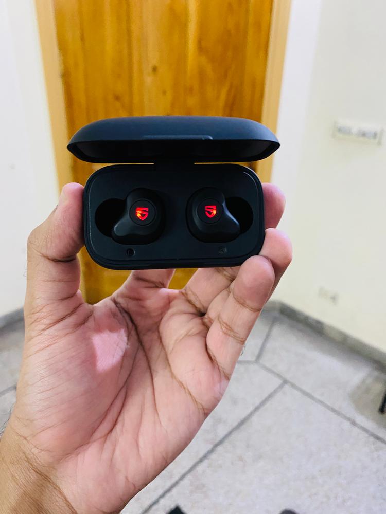 SoundPEATS Truengine SE Dual Dynamic Drivers Wireless Earbuds - Black - Customer Photo From Bilal Imtiaz