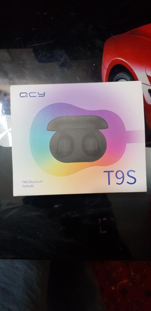 QCY T9S TWS bluetooth 5.0 Earphone Gaming Headphone Low Latency Stereo Wirelsss Earbuds  Black - Customer Photo From Aslam Baloch