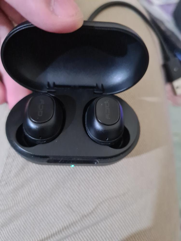 QCY T9S TWS bluetooth 5.0 Earphone Gaming Headphone Low Latency Stereo Wirelsss Earbuds  Black - Customer Photo From Muhammad Wajahat Ali Khan