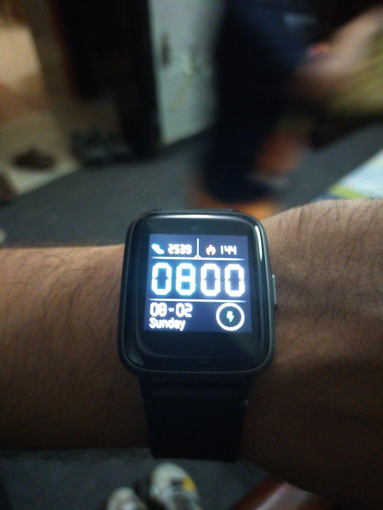 Xiaomi Haylou LS01 Smart Watch/Band Global Version - Black - Customer Photo From Farhan Mughal