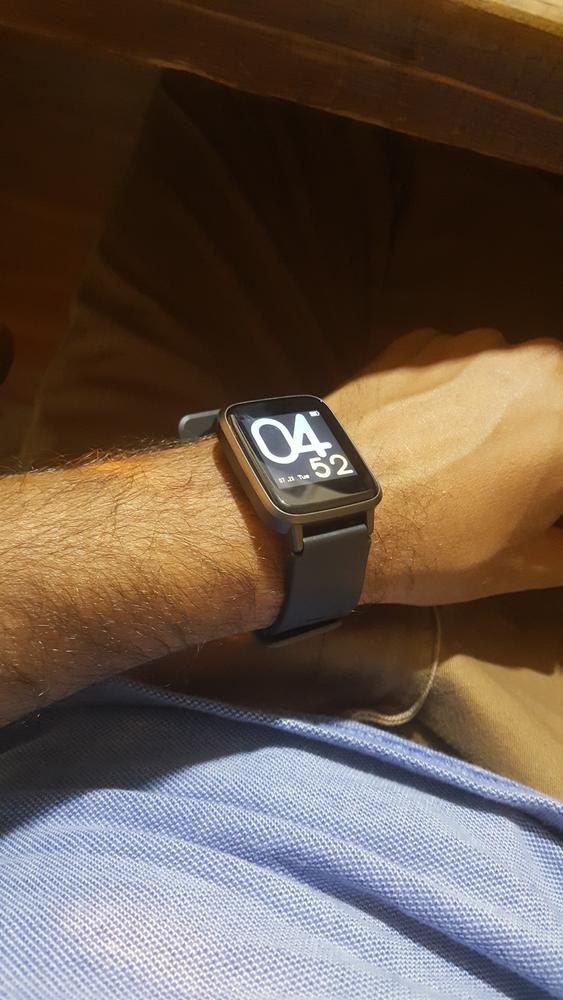 Xiaomi Haylou LS01 Smart Watch/Band Global Version - Black - Customer Photo From Zain Ur Rehman