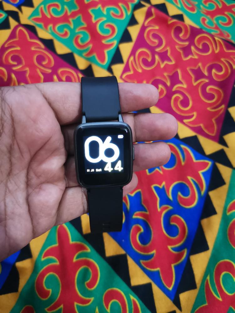 Xiaomi Haylou LS01 Smart Watch/Band Global Version - Black - Customer Photo From Zaheer Abbas Rind