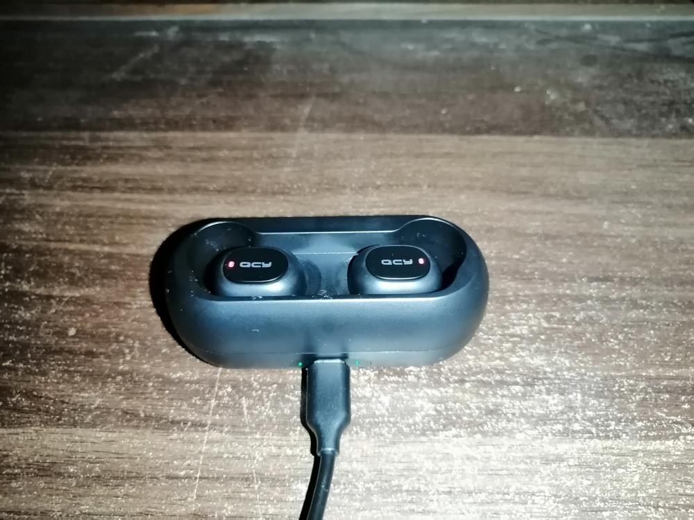 QCY T1/T1C True Wireless Earbuds Black - Customer Photo From Talal