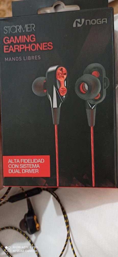 Roreta Dual Drive Stereo Wired earphone In-Ear Sport Headset With Mic For all Devices - Customer Photo From Aaqib Ali