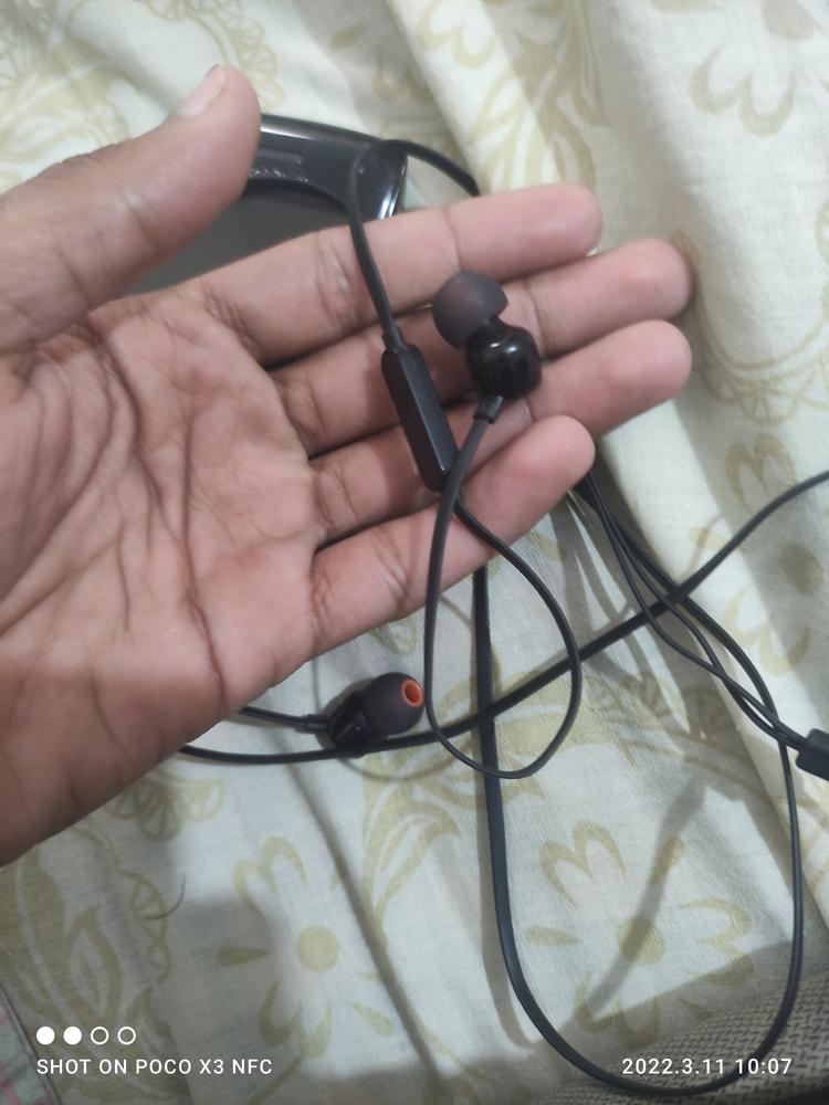 JBL Tune 110 inEar Headphones with Mic (Black) - Customer Photo From Mahmood Ullah