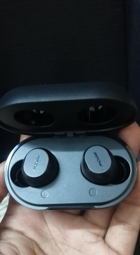 Mpow M12 Bluetooth 5.0 Wireless Earbuds with Wireless Charging Case IPX8 Waterproof TWS Earbuds - Customer Photo From Ammad Asif