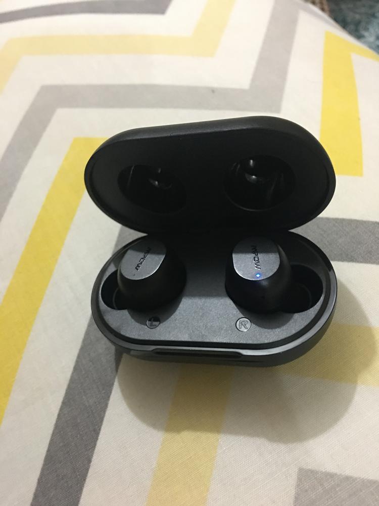 Mpow M12 Bluetooth 5.0 Wireless Earbuds with Wireless Charging Case IPX8 Waterproof TWS Earbuds - Customer Photo From IBTESAM ASHRAF