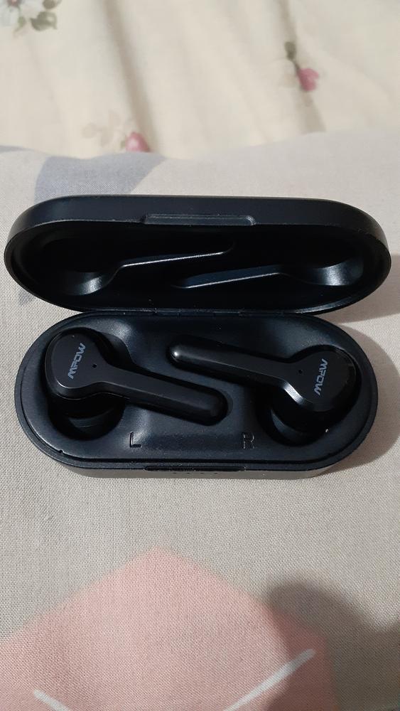 Mpow M9 Wireless Earbuds, 4mic Noise Cancelling Bluetooth 5.0 Earphones inEar, Touch Control Stereo Bass, 40H Playing Time/USBC/IPX8 Waterproof, Single/Twin Mode, Black - Customer Photo From Farhan Khan