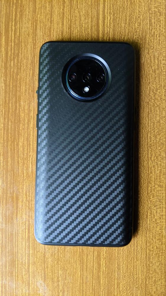 RhinoShield SolidSuit for OnePlus 7T - Carbon Fiber / Black - 4710562410723 - Customer Photo From Abizar Taha