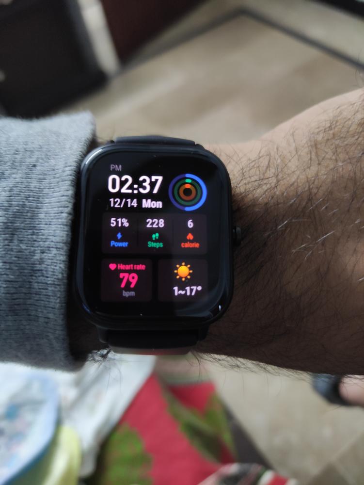 Amazfit GTS Obsidian Black - Customer Photo From Umer Ali Qureshi