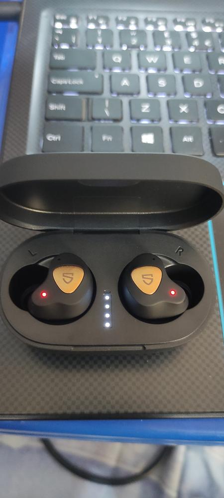 SoundPEATS Truengine 3 SE True Wireless Earbuds Bluetooth Dual Mic CVC 8.0 aptX Dual Dynamic Drivers - Customer Photo From Aamir Farooq Khan