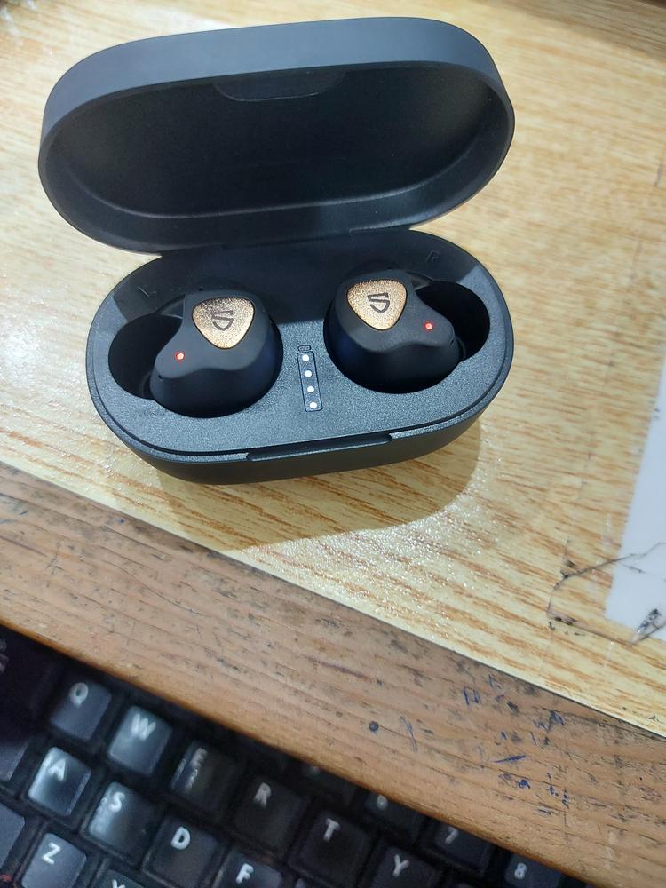 SoundPEATS Truengine 3 SE True Wireless Earbuds Bluetooth Dual Mic CVC 8.0 aptX Dual Dynamic Drivers - Customer Photo From Muhammad