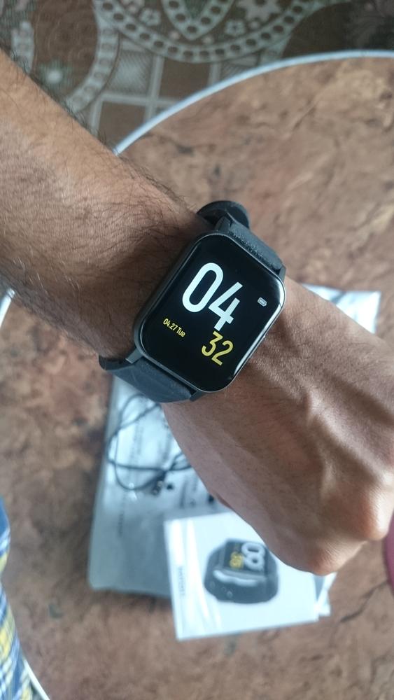 SoundPEATS Watch 1 Smart Sports Watch Health and Fitness Tracker with Heart Rate Monitor - Customer Photo From Arslan Irshad Awan