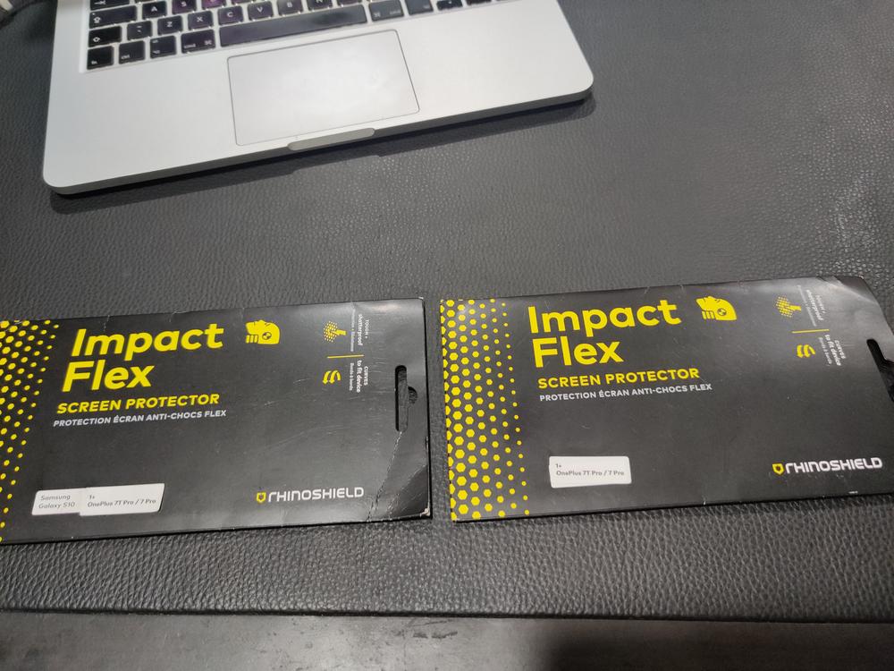 RhinoShield Impact Flex Impact Protection Screen Protector for OnePlus 7 Pro/ 7T Pro Front Only - Transparent - 4710562401929 - Customer Photo From Ahmad Miraj