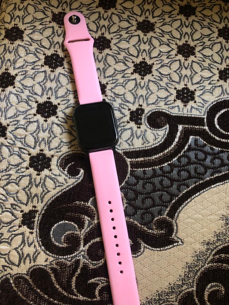 Haylou Smart Watch LS02/SoundPEATS Watch 1/Xiaomi Mibro Air Smart Watch Silicone Soft Replacement Strap Band (20mm) - Pink - Customer Photo From Anoosha Shujaat