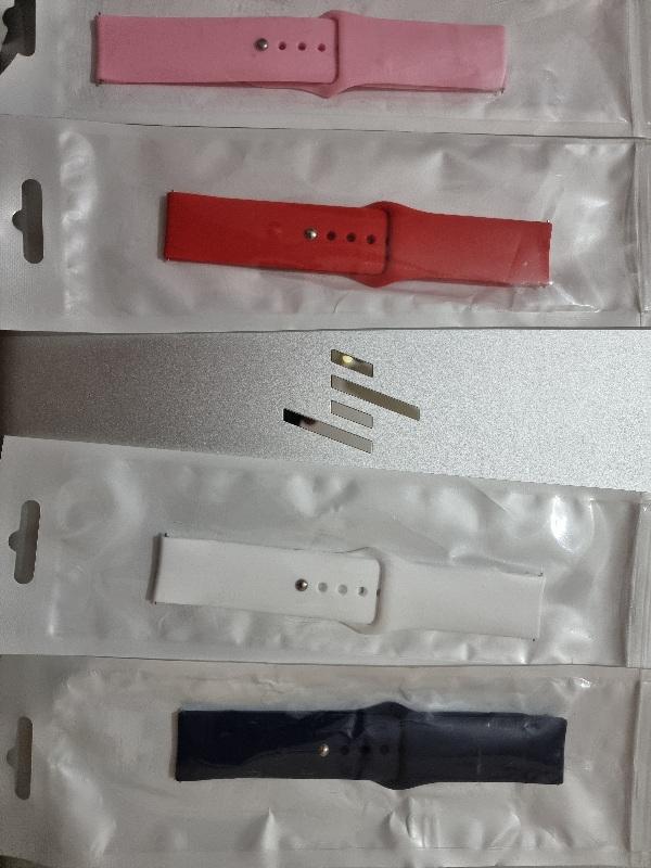 Haylou Smart Watch LS02/RS4 Plus/SoundPEATS Watch 1/Xiaomi Mibro Air Smart Watch Silicone Soft Replacement Strap Band (20mm) - White - Customer Photo From Abdullah Riaz