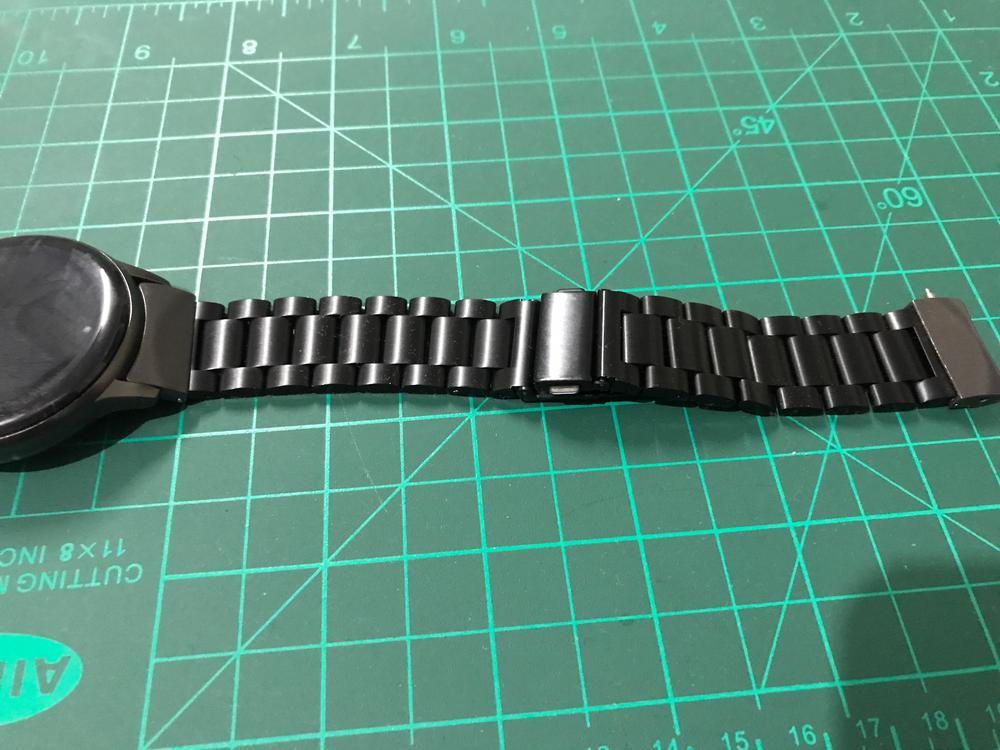 Haylou Solar LS05/Xiaomi IMILAB KW66 Smart Watch Band Metal Bracelet Correa Replacement Wrist Strap - Black - Customer Photo From Syed Majid Nizami