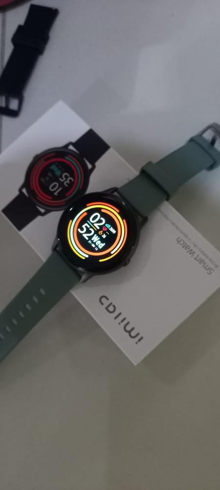 IMILAB KW66 Smart Business Watch - Black with Extra Green Strap - Customer Photo From Muhammad Kamran