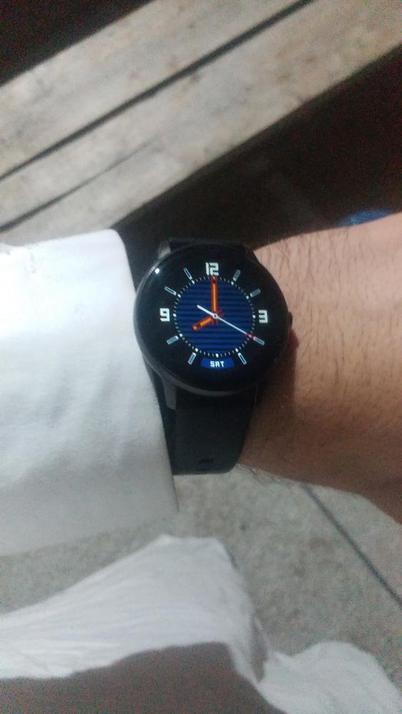 IMILAB KW66 Smart Business Watch - Black with Extra Green Strap - Customer Photo From Khalid Shah