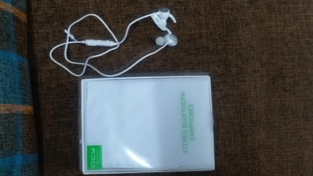 QCY QY19 White 2019 version Bluetooth 5.0 - Customer Photo From Muhammad Arif Saeed