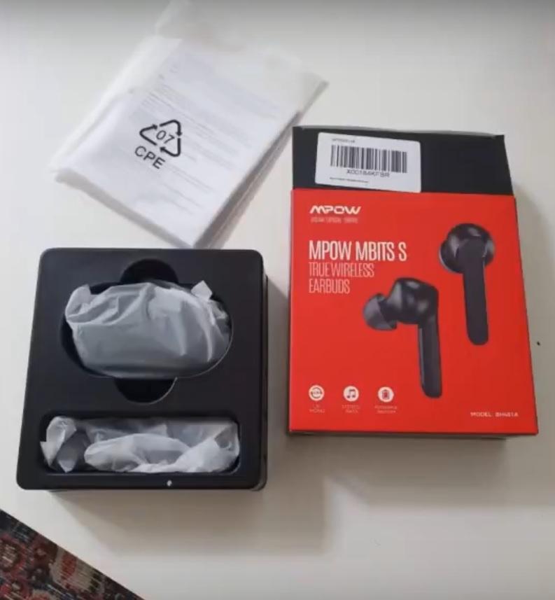 Mpow MBits S True Wireless Earbuds w/Mic,CVC8.0 Noise Cancelling Headphones,Bluetooth5.0 Earphones w/Charging Case,Deep Bass,IPX8 Waterproof,35H Playtime,Touch Control,Single/Twin Mode – MPBH481AB - Customer Photo From Burhan Ahmed