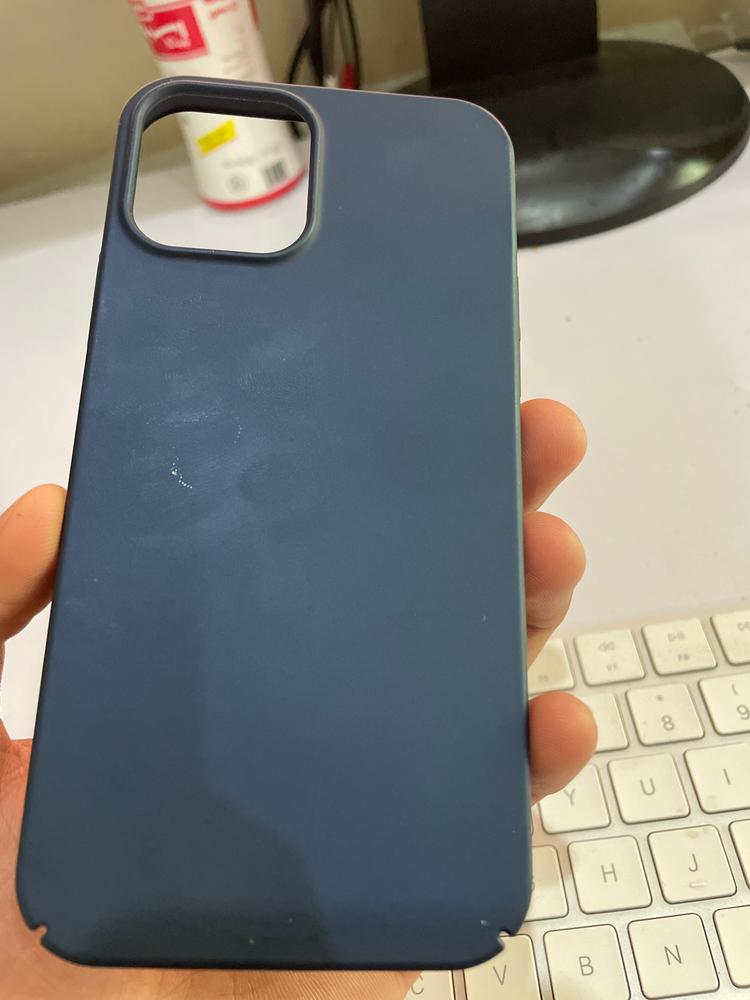 TORRAS Slim Fit Only Compatible with iPhone 12 / iPhone 12 Pro Case (Blue) - X002L2SSW3 - Customer Photo From Asad Javed