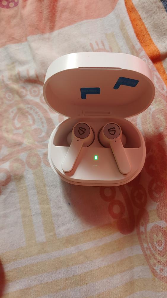 SOUNDPEATS Q True Wireless Earphones Bluetooth 5.0 Wireless Earbuds in-Ear Wireless Charging Headphones with 4-Mic 10mm Driver Touch Control 7Hrs Playtime USB-C Charge - Customer Photo From Habib Ali Rangwala