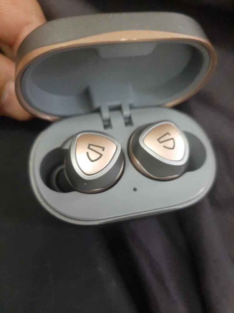 SoundPEATS Sonic Wireless Earbuds in-Ear Bluetooth Headphone, Bluetooth 5.2 Earbuds APTX-Adaptive Wireless Earphones with Immersive Bass, TrueWireless Mirroring 35 Hrs USB-C Mono/Stereo Game Mode - Customer Photo From Capt Nabeel Arif