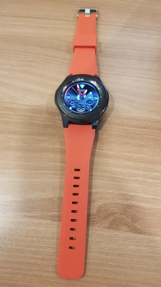 22mm Silicone Band for Galaxy Watch Sports Strap for Samsung Gear S3 Frontier/Classic active 2 Huawei Watch 2 - Gray - Customer Photo From Omer Butt