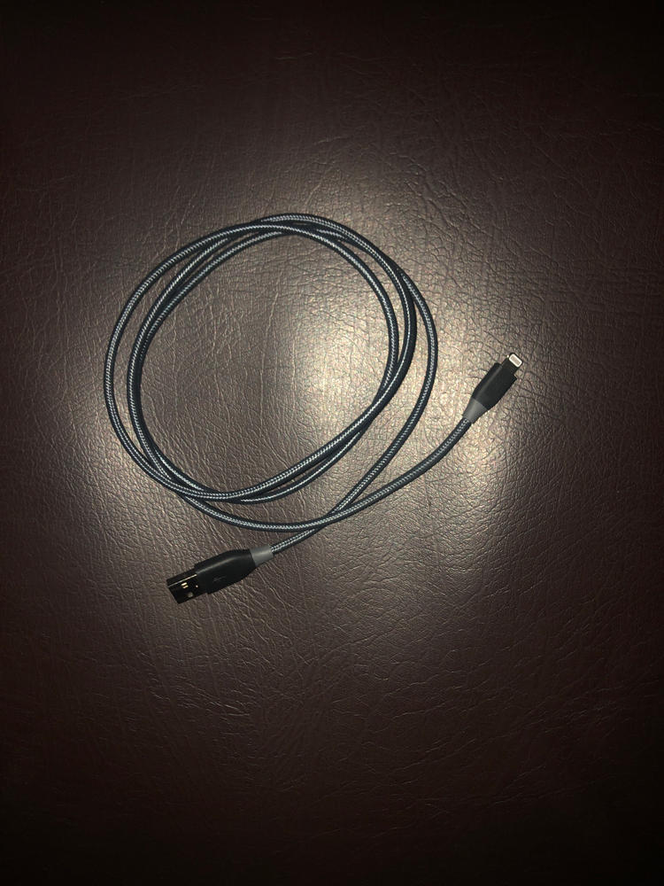 Tronsmart LTA14 Double Braided Lightning Cable MFi Certified 1.2 M / 4 Feet Length - Customer Photo From Abdul Ahad