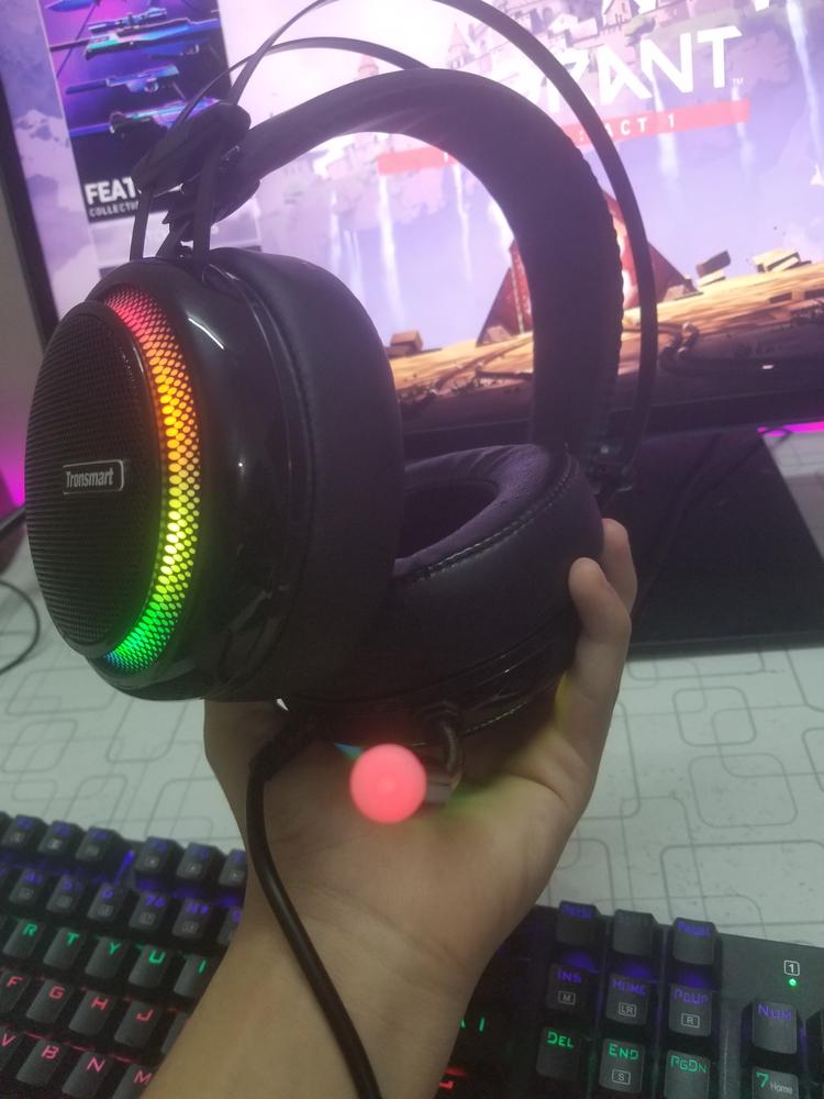 Tronsmart Glary 7.1 Virtual Surround Sound Gaming Headset - Customer Photo From Abid Ali