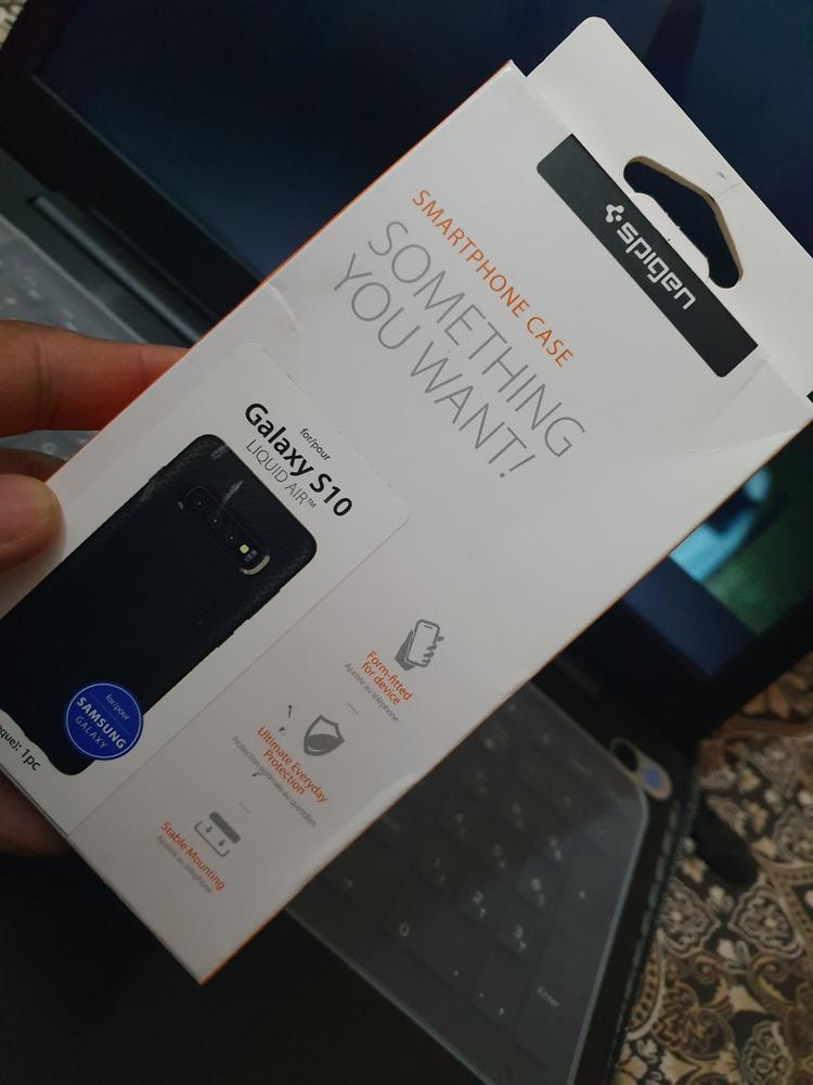 Spigen Galaxy S10 Case Liquid Air Matte Black 605CS25799 - Customer Photo From Azeem Iftikhar