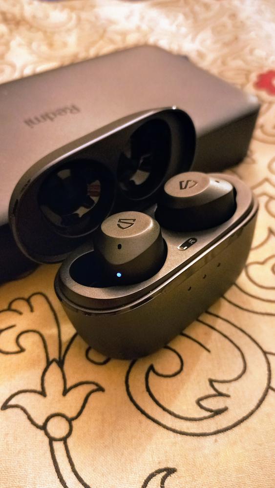 SoundPEATS T2 Hybrid Active Noise Cancelling Wireless Earbuds, ANC Earphones with Transparency Mode, Bluetooth 5.1 in-Ear Headphones, 30 Hours Playtime, USB-C Quick Charge, Stereo Sound, 12mm Driver - Customer Photo From Muhammad Sarosh