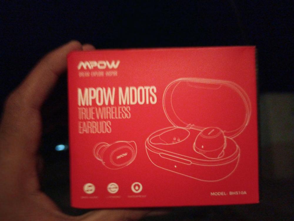 Mpow MDots True Wireless Earbuds w/ Punchy Bass Sound, Smart Control Bluetooth Earbuds, IPX6 Waterproof Sport Headphones, 20 Hrs w/Twin&Mono Mode/Mics, Black - Customer Photo From Farhan Haider Gill