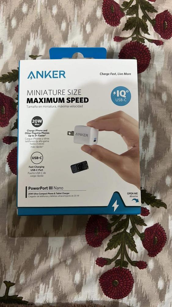 ANKER PowerPort III Nano 20W - A2633J22 - Customer Photo From Haider Hayat