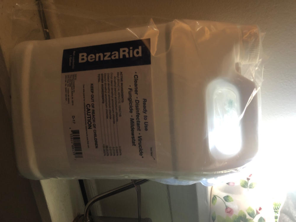 BenzaRid Hospital Grade Disinfectant (1 Gallon) | EPA Registered - Customer Photo From Keisha S.
